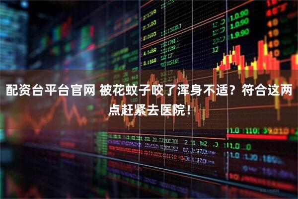 配资台平台官网 被花蚊子咬了浑身不适？符合这两点赶紧去医院！